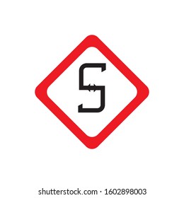 Letter S logo icon design template elements