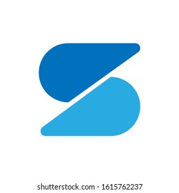 Letter S logo icon design template elements,Unique modern creative trendy,abstract symbol of letter s. template logo design. vector