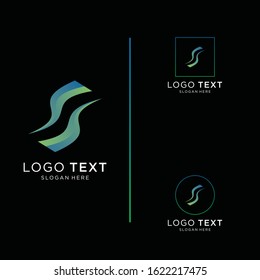 Letter S logo icon design template elements