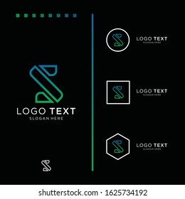 Letter S logo icon design template elements