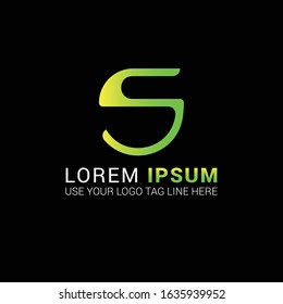Letter S logo icon design template elements ,Number 5 logo concept