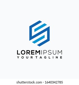 Letter S logo icon design template elements