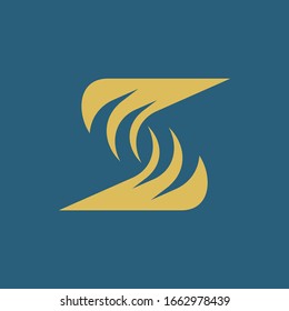 Buchstabe S Logo. Symboldesign. Vorlagenelemente - Vektorillustration-Zeichen