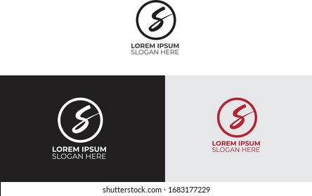 Design-Vorlagenelemente für das Logo von Letter S