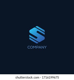 Letter S logo icon design template for any kinds of company