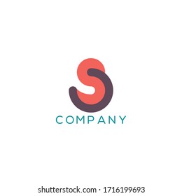 Letter S logo icon design template for any kinds of company