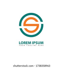 letter S logo icon design template