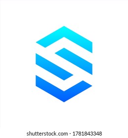 Letter S logo icon design template elements