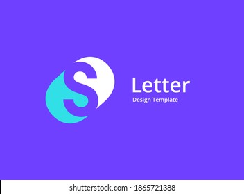 Letter S logo icon design template elements