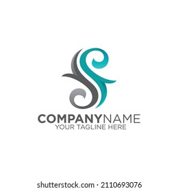 Logo-Symboldesign von Letter S