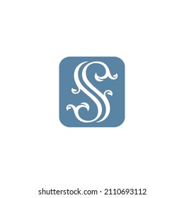 vector de diseño de icono del logotipo de la letra S