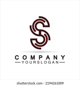 Plantilla de diseño de iconos del logotipo de la letra S