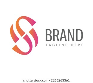 Letter S logo icon design template elements. Initial letter S logo in abstract geometric shape. Usable for Branding and Business Logos.
