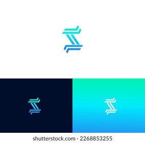 Design-Vorlagenelemente des Logos des Buchstaben S.