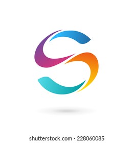 Letter S logo icon design template elements 