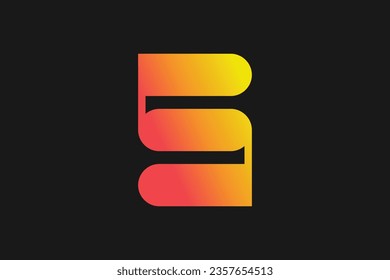 letter s logo icon design illustration