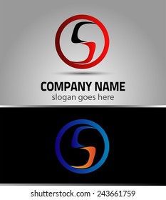 Letter S logo icon design template elements 