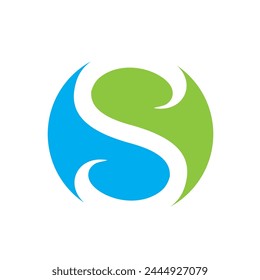 Letter S logo icon design template elements