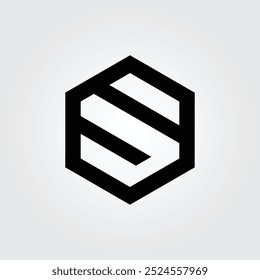 Letra S logo. Diseño de iconos. Elementos de Plantilla