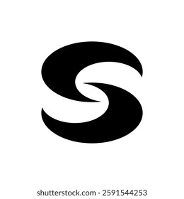 Letter S logo. Icon design. Template elements. Geometric abstract logos