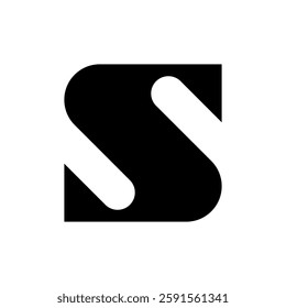 Letter S logo. Icon design. Template elements. Geometric abstract logos