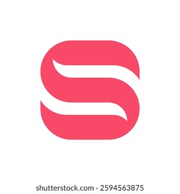 Letter S logo. Icon design. Template elements. Geometric abstract logos