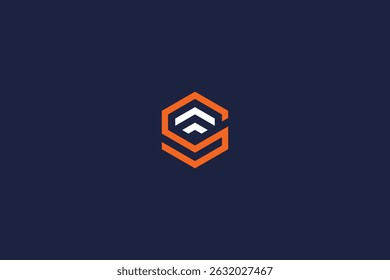 letter s logo icon design template with vector polygon arrow inspiration logo