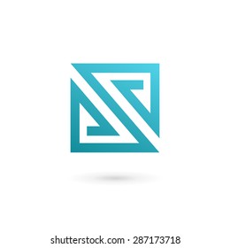 Design-Vorlagenelemente für das Logo von Letter S