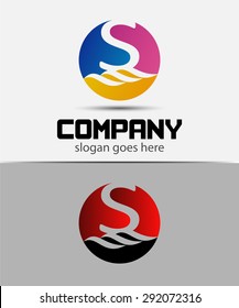 Letter S logo icon design template elements
