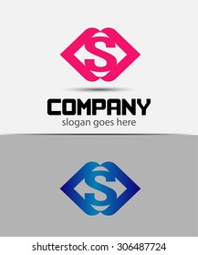 Letter S logo icon design template elements
