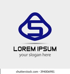 Letter S logo icon design template elements

