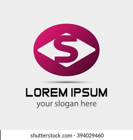 Letter S logo icon design template elements

