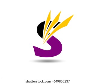 Letter S logo icon design template elements. Vector color sign
