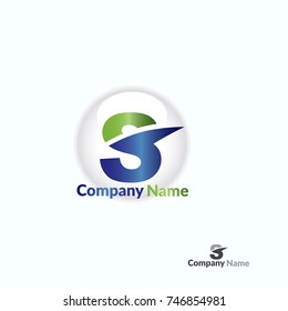Letter S logo icon design template elements