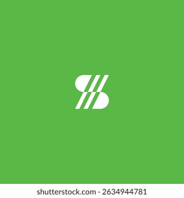 Letter S logo icon flat vector design