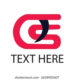 letra S logotipo ilustração arte 