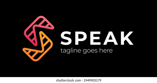 Buchstabe S Logo. Vorlage für das Design des Logos im Unendlichkeitsbrief S. Vectorlogotype Design für Unternehmen.