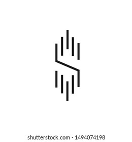 Letter S logo  Isolated in White background.