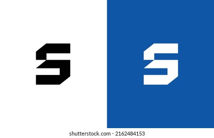 letter s logo with minimal design