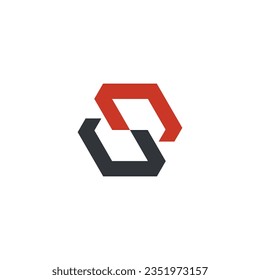 Letter S logo with modern creative design idea