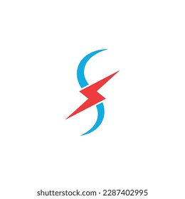 Letter S logo in a Modern style. Letter S abstract logo Symbol