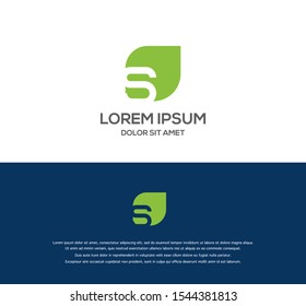 Letter S Logo Monogram. Creative Trendy emblem design template. Graphic Alphabet Symbol for Corporate Business Identity. Vector graphic element