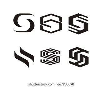 Letter S logo pack
