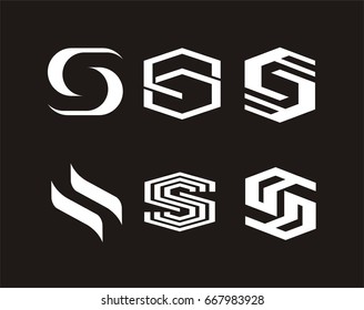 Letter S logo pack