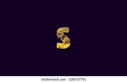 LETTER S LOGO WITH PALM TREE LEAF FOR ILLUSTRATION OR LOGO DESIGN USE