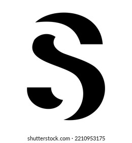 letter s logo , simple and clean