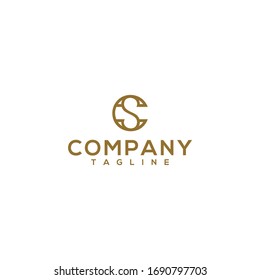 ein Brief S Logo einfach, elegant, raffiniert, luxuriös, um die Botschaft des Finanzwesens und des Wachstums zu vermitteln. es ist für große und kleine Unternehmen geeignet.