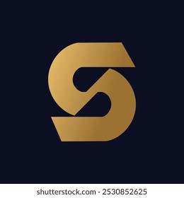Letter S logo with simple idea design