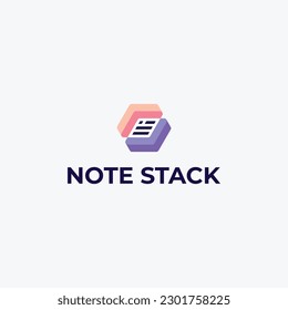 letter S logo, stack document logo