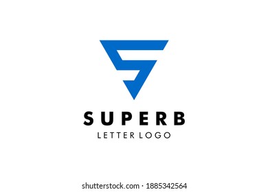 Letter S Logo : Suitable for Company Theme, Technology Theme, Initial Theme, Infographics and Other Graphic Related Assets.